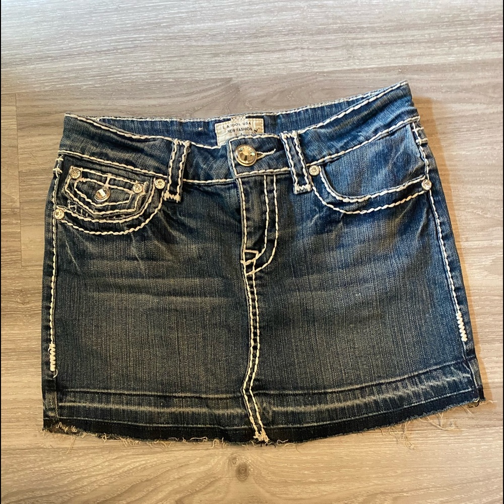 Vintage Jean Skirt